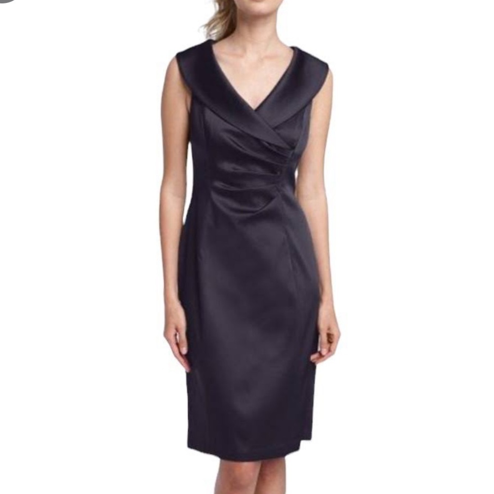 Kay Unger Portrait Collar Dress